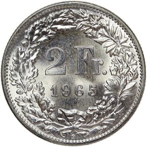Switzerland, 2 Francs 1965, Bern