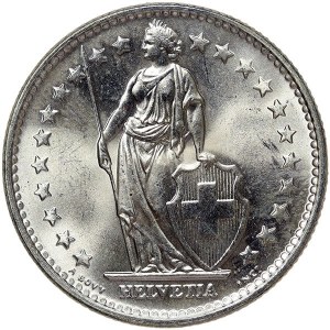Switzerland, 2 Francs 1965, Bern