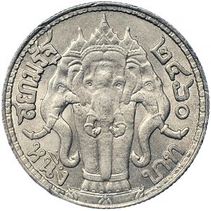 Thaïlande, Rama VI, 1 Baht BE2460 (1917)