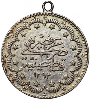 Turquie, Abdul Hamid II, 5 Kurush 1293/32 AH-1907 AD