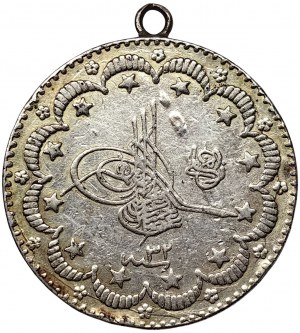Turquie, Abdul Hamid II, 5 Kurush 1293/32 AH-1907 AD