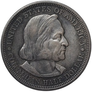 Spojené státy americké, 1/2 dolaru (Světová kolumbijská výstava 1892-1893) 1892, Philadelphia