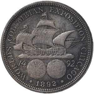 Spojené státy americké, 1/2 dolaru (Světová kolumbijská výstava 1892-1893) 1892, Philadelphia