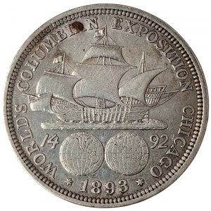Stany Zjednoczone, 1/2 dolara (Światowa Wystawa Kolumbijska 1892-1893) 1893, Filadelfia