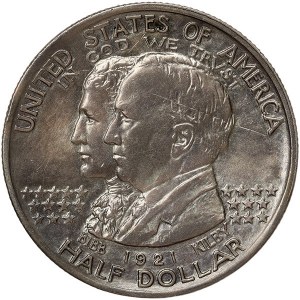 États-Unis, 1/2 dollar (centenaire de l'Alabama) 1921, Philadelphie