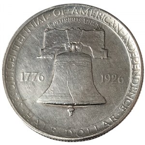 États-Unis, 1/2 Dollar (Sesquicentennial of American Independence) 1926, Philadelphie