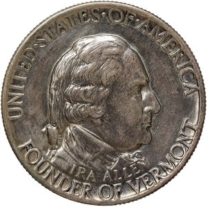 États-Unis, 1/2 Dollar (Sesquicentenaire du Vermont) 1927, Philadelphie