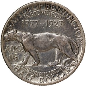 États-Unis, 1/2 Dollar (Sesquicentenaire du Vermont) 1927, Philadelphie