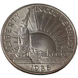 États-Unis, 1/2 Dollar (Statue de la Liberté) 1986, Denver