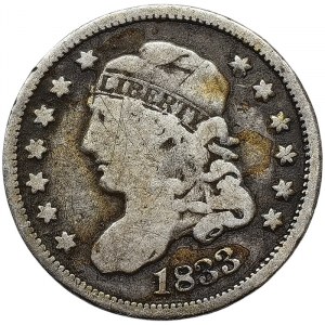 États-Unis, 5 Cents (Liberty Cap Half Dime 1929-1937) 1833, Philadelphie