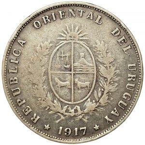 Uruguay, 50 Centesimos 1917