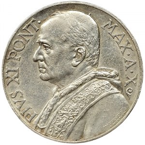 Vatican City, Pio XI, 10 Lire 1934