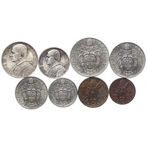 Watykan, Pio XI, kompletna seria 8 szt. 1929