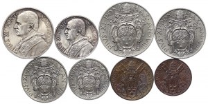 Watykan, Pio XI, kompletna seria 8 szt. 1929