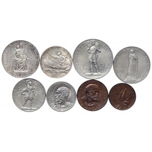 Vatican City, Pio XI, Complete series Lot 8 pcs. 1931