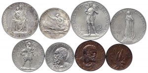 Vatican City, Pio XI, Complete series Lot 8 pcs. 1931