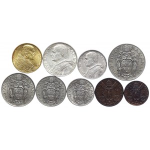 Vatikán, Pio XI, Kompletní série Lot 9 ks. 1932