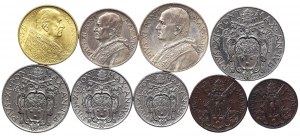 Vatican City, Pio XI, Complete series Lot 9 pcs. 1933-34