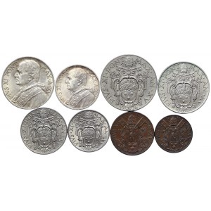 Watykan, Pio XI, kompletna seria 8 szt. 1936