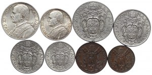 Vatican City, Pio XI, Complete series Lot 8 pcs. 1937