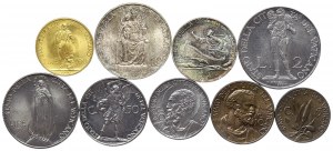 Vatican City, Pio XII, Complete series Lot 9 pcs. 1940