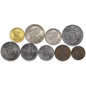 Vatican City, Pio XII, Complete series Lot 9 pcs. 1940