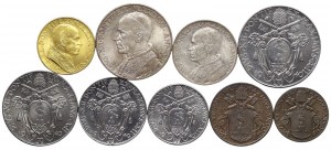 Vatican City, Pio XII, Complete series Lot 9 pcs. 1940