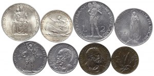 Vatican City, Pio XII, Complete series Lot 8 pcs. 1940