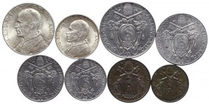 Vatican City, Pio XII, Complete series Lot 8 pcs. 1940
