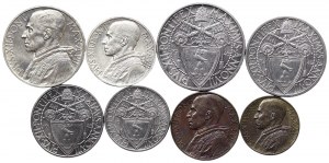 Vatican City, Pio XII, Complete series Lot 8 pcs. 1945