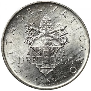 Watykan, Giovanni XXIII, 500 Lire 1960