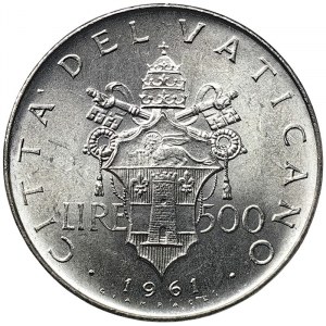 Watykan, Giovanni XXIII, 500 Lire 1961