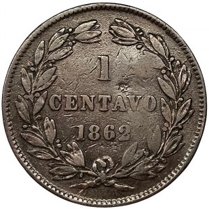 Venezuela, 1 Centavo 1862