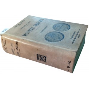 MONETE GRECHE: SECONDA EDIZIONE COMPLETAMENTE RIFATTA. AMBROSOLI S. RICCI, SERAFINO. 1917.