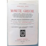 MONETE GRECHE: SECONDA EDIZIONE COMPLETAMENTE RIFATTA. AMBROSOLI S. RICCI, SERAFINO. 1917.