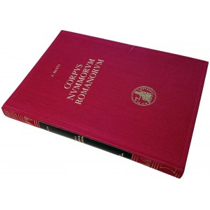 CORPUS NUMMORUM ROMANORUM MONETAZIONE REPUBBLICANA. BANTI ALBERTO. 1982.