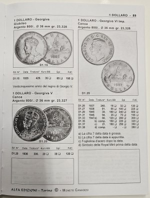 CATALOGO EURO-UNIFICATO ALFA DELLE MONETE ESTERE - CANADA. ALFA EDIZIONI. 2003