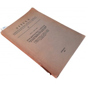 SITULA DISSERTATIONES MUSEI NATIONALIS LABACENSIS 5 INSCRIPTIONES LATINAE QUAE IN YUGOSLAVIA INTER ANNOS MCMXL ET MCMLX REPERTATE ET EDITAE SUNT. 1963.