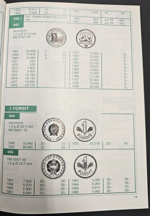 UNGARN MÜNZENKATALOG 1919-1993 (in german). JOHANN WIMMER. 1993
