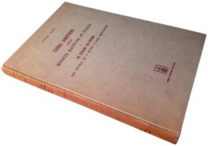 TAVOLE SINOTTICHE DELLE MONETE BATTUTE IN ITALIA E DA ITALIANI ALL'ESTERO DAL SECOLO VII A TUTTO L'ANNO MDCCCLXVIII. PROMIS, VINCENZO. 1869.