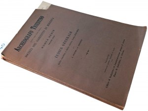 ARCHEOGRAFO TRIESTINO EDITO PER CURA DELLA SOCIETA' DEL GABINETTO DI MINERVA: NUOVA SERIE: VOLUME XXIV: INDICE GENERALE DELLA VECCHIA E DELLA NUOVA SERIE 1829-1900. PUSCHI, A. STICOTTI, P. 1902.