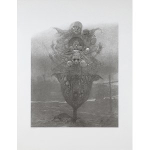 Zdzisław Beksiński, BEZ TYTUŁU, 1973/2005