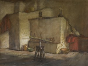 Jerzy Gnatowski, WNĘTRZE IZBY, 1970