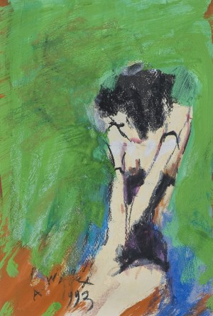 Alicja Wahl, W trawie, 1993