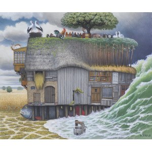 Jacek Yerka, Gotowi na potop, 2025