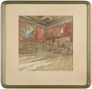 Stanisław Noakowski, WNĘTRZE ZAMKOWE, 1925