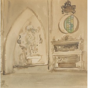 Stanisław Noakowski, WNĘTRZE KOŚCIOŁA, 1923