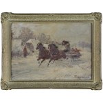Władysław Chmieliński (Stachowicz), L'INVERNO NEL VILLAGGIO