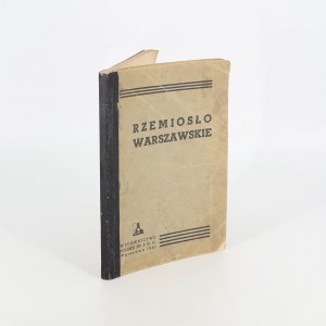 Warsaw crafts. 1941
