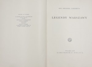 Szelzburg-Zarembina Ewa, Legendy Warszawy [1938].